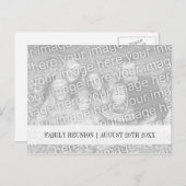 Wiedersehen Save the Date Foto-Postkarten Ankündigungspostkarte (Vorne/Hinten)