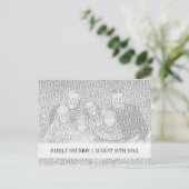 Wiedersehen Save the Date Foto-Postkarten Ankündigungspostkarte (Stehend Vorderseite)