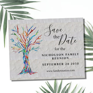 Wiedersehen Save the Date für Familien-Tree