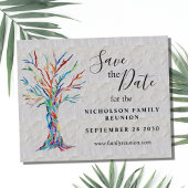 Wiedersehen Save the Date für Familien-Tree