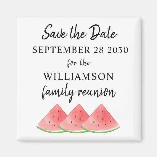 Wiedersehen Save the Date Magnet (Vorne)