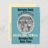 Wiedersehen Save the Date oder einladen Ankündigungspostkarte (Vorne/Hinten)