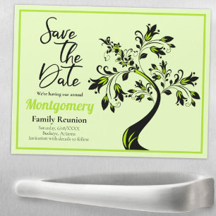 Wiedersehen Save the Date Tree Magnet-Karte der Fa Magnetkarte