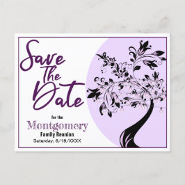 Wiedersehen Save the Date Typografie Moderne Kunst Ankündigungspostkarte