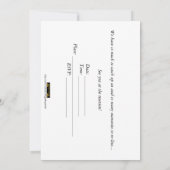 Wiedersehen School Wiedersehen High School Bildung Einladung (Rückseite)