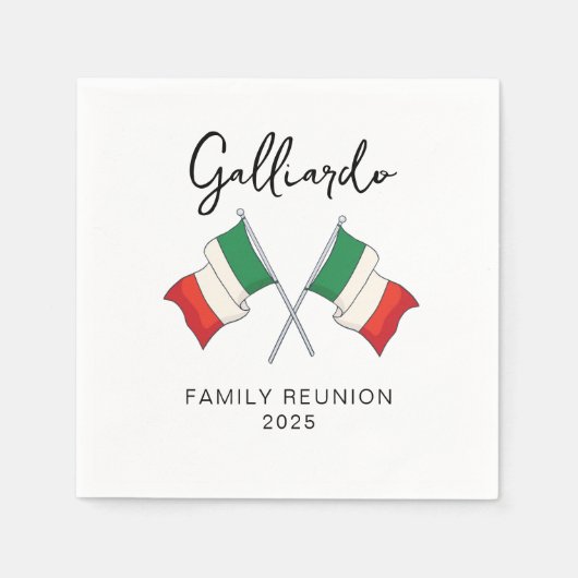 Wiedersehen Serviette (Vorderseite)