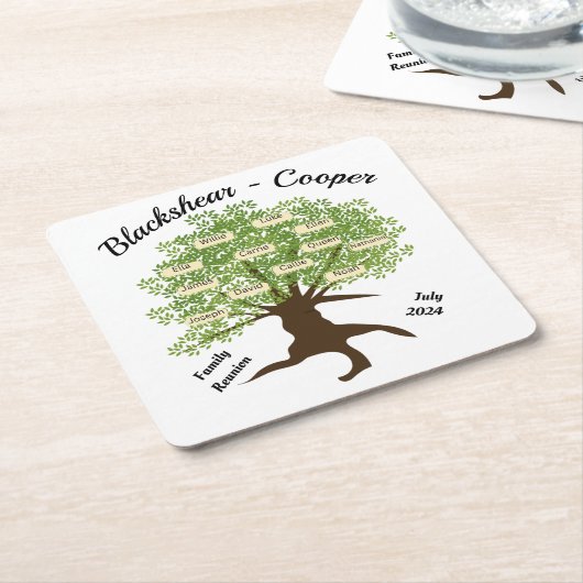 Wiedersehen - Set für kundenspezifische Papierdoku Rechteckiger Pappuntersetzer (angewinkelt)