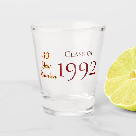 WIEDERSEHEN SKHS 30 Jahre Schnapsglas (Vorderseite)