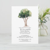 Wiedersehen-Skript der Stammbaum-Jahresfamilie Einladung (Stehend Vorderseite)