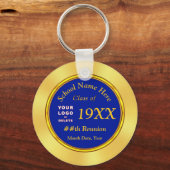 Wiedersehen-Souvenirs, Logos, Texte, Farben Schlüsselanhänger (Vorderseite)