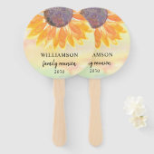 Wiedersehen Summer Fächer (Vorne und Hinten)