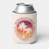 Wiedersehen Summer Sunset Beach Palm Tree Dosenkühler (Kanne Rückseite)