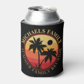 Wiedersehen Summer Sunset Beach Palm Tree Dosenkühler (Kanne Vorderseite)