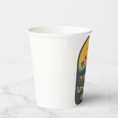 Wiedersehen Summer Sunset Beach Palm Tree Pappbecher (Rechts)