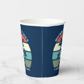 Wiedersehen Sunset Island Custom Party Pappbecher (Rechts)