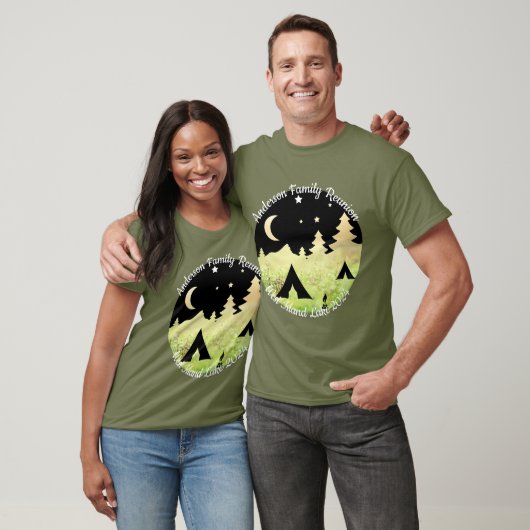 Wiedersehen-T - Shirt für Camping mit individualis (Unisex)