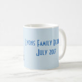 Wiedersehen-Tasse Kaffeetasse (VorderseiteRechts)