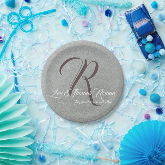 Wiedersehen-Teller für Hochzeitsfamilien Pappteller (Party)