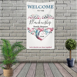 Wiedersehen-Template-Banner für die Heart Shaped T Banner