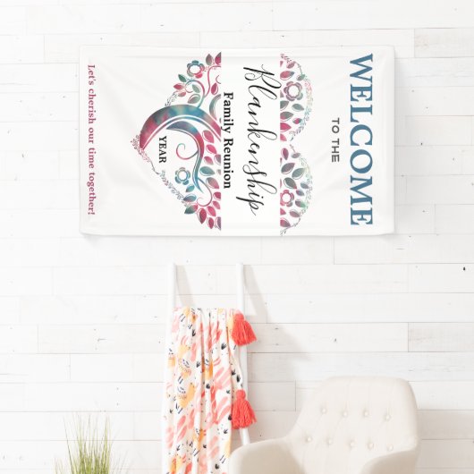 Wiedersehen-Template-Banner für die Heart Shaped T Banner (Insitu)