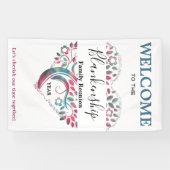 Wiedersehen-Template-Banner für die Heart Shaped T Banner (Horizontal)