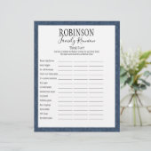 Wiedersehen Think Fast Game (Stehend Vorderseite)