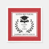 Wiedersehen Time Fun! Custom Class-Wiedersehen Serviette (Vorderseite)