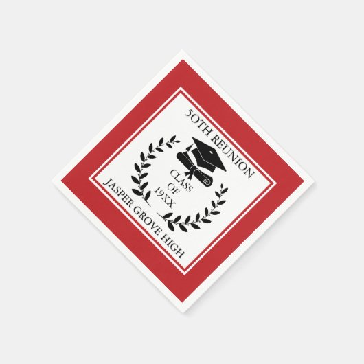 Wiedersehen Time Fun! Custom Class-Wiedersehen Serviette (Ecke)