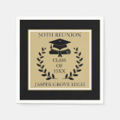 Wiedersehen Time Fun! Custom Class-Wiedersehen Serviette (Vorderseite)