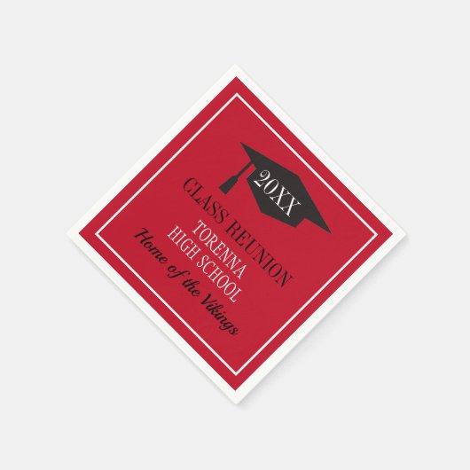 Wiedersehen Time! STELLEN SIE IHRE Wiedersehen NAP Serviette (Ecke)