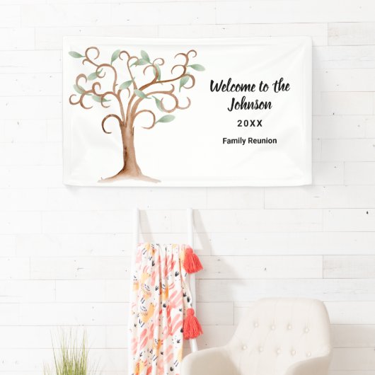 Wiedersehen Tree-Banner Banner (Insitu)