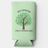 Wiedersehen-Tree der Familie Niedliche benutzerdef Selters Dosenkühler (Vorderseite)