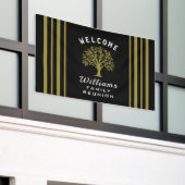Wiedersehen Tree der Schwarz-weißen Gold Road-Trip Banner (Äußeres Gebäude)