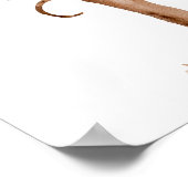 Wiedersehen-Tree-Fingerabdruck Poster (Ecke)