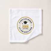 Wiedersehen Uni-Abschluss Jahr der High School Badhandtuch Set (Waschlappen)