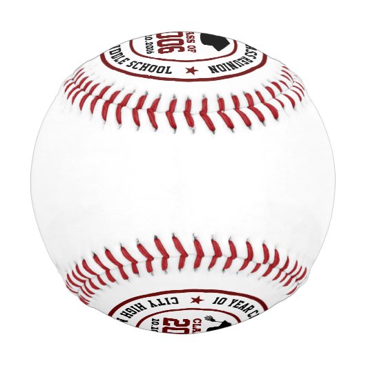 Wiedersehen Uni-Abschluss Jahr der High School Baseball (Rückseite)