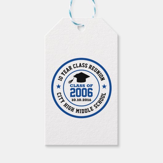 Wiedersehen Uni-Abschluss Jahr der High School Geschenkanhänger (Vorderseite)