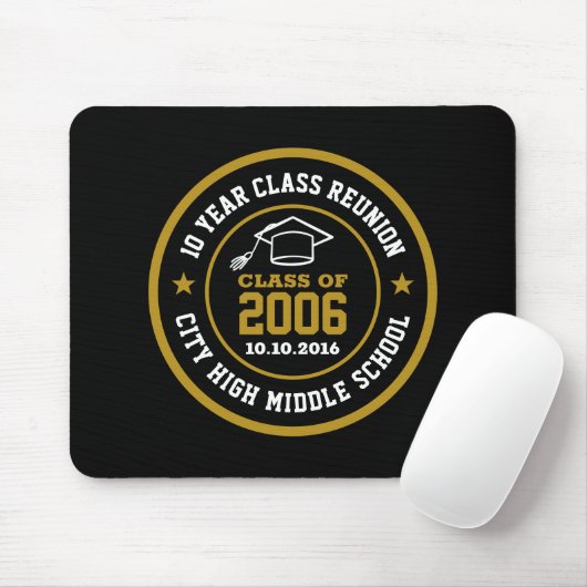Wiedersehen Uni-Abschluss Jahr der High School Mousepad (Mit Mouse)
