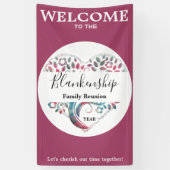 Wiedersehen Vertikale Vorlage für eine Herzform Banner (Vertikal)