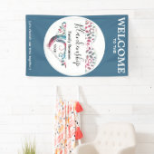 Wiedersehen Vertikale Vorlage für eine Herzform Banner (Insitu)