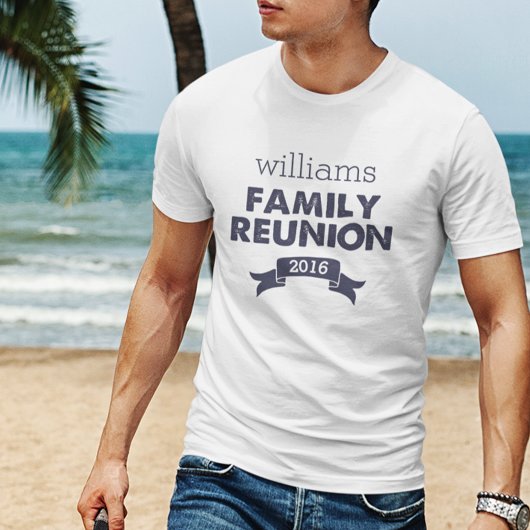 Wiedersehen von Marine- und White-Family-Männern T-Shirt