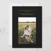 Wiedersehen vor der Gewerkschaft VorHochzeitsveran Einladung (Rückseite)