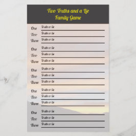 Wiedersehen Wahrheit oder Lüge und Was-Preis-Spiel Flyer