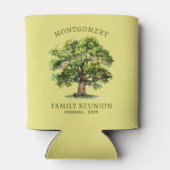 Wiedersehen Watercolor Family Tree Personalisiert Dosenkühler (Rückseite)