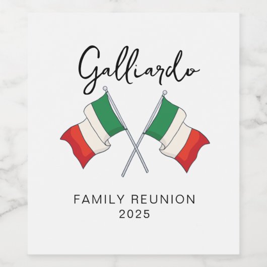 Wiedersehen Weinetikett (Einzelnes Label)