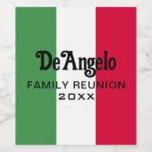 Wiedersehen Weinetikett (Einzelnes Label)