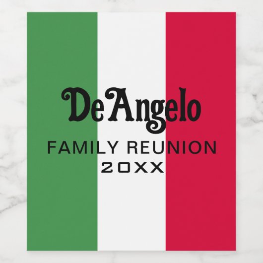 Wiedersehen Weinetikett (Einzelnes Label)