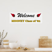 Wiedersehen Welcome Banner Poster (Küche)