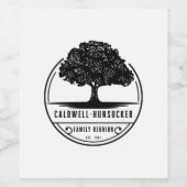 Wiedersehen Wine Flasche Etikett (Einzelnes Label)