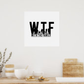 Wiedersehen WTF mit Familie Poster (Küche)
